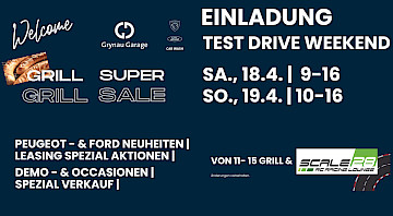 EINLADUNG | TEST DRIVE DAYS 2026